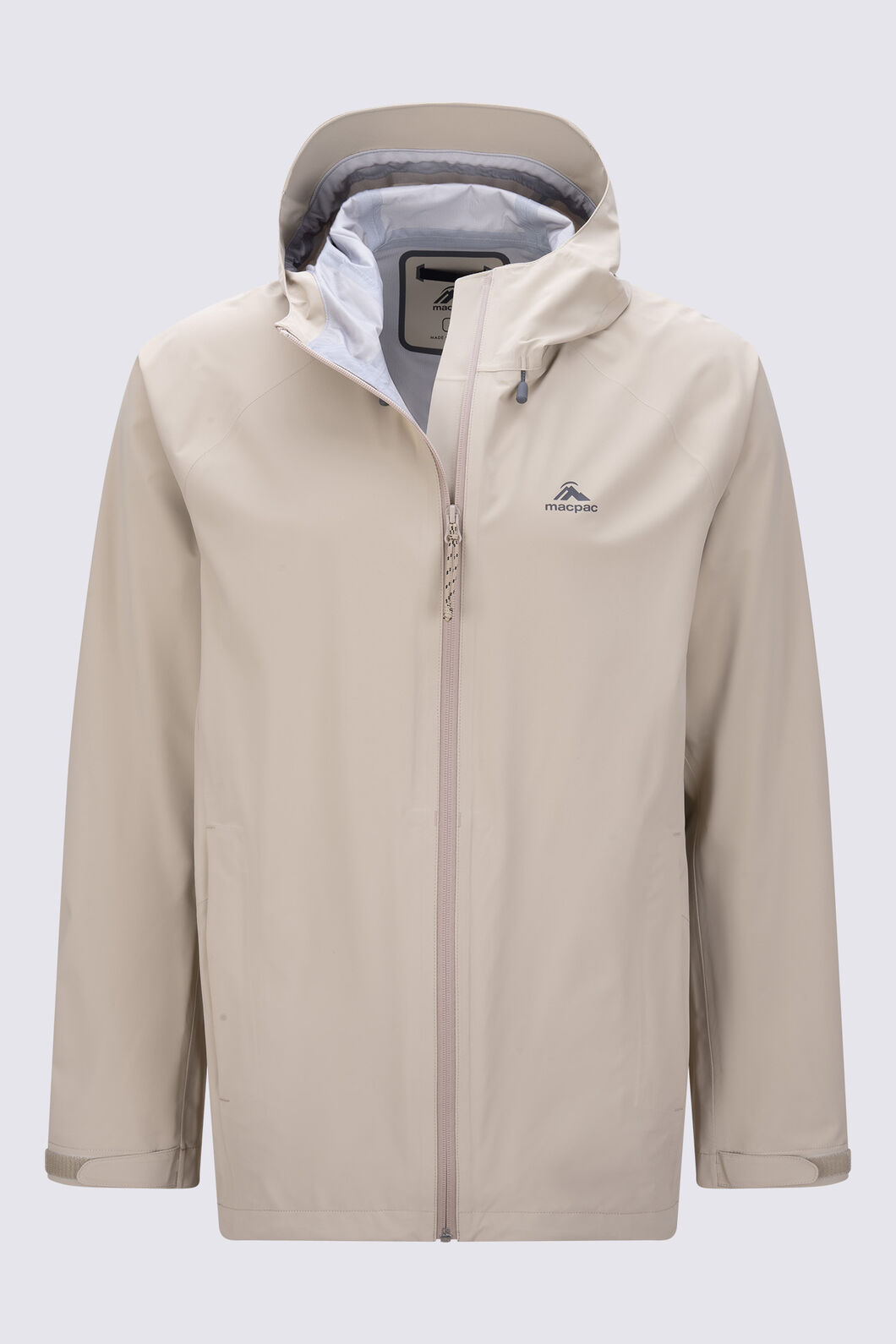 Macpac Men&rsquo;s Overcast Rain Jacket, Sand, hi-res