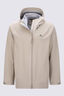 Macpac Men&rsquo;s Overcast Rain Jacket, Sand, hi-res