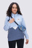 Macpac Women's Originals Vintage Fleece Pullover, Chambray Blue/Vintage Indigo, hi-res