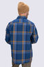 Macpac Men's Bannock Shirt, Insignia Blue Plaid, hi-res