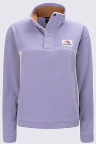 Macpac Women's Heritage Fleece Pullover, Lavender Grey/Pelican/Bone Bro, hi-res