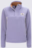 Macpac Women's Heritage Fleece Pullover, Lavender Grey/Pelican/Bone Bro, hi-res
