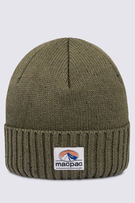 Macpac Heritage Beanie, Winter Moss, hi-res