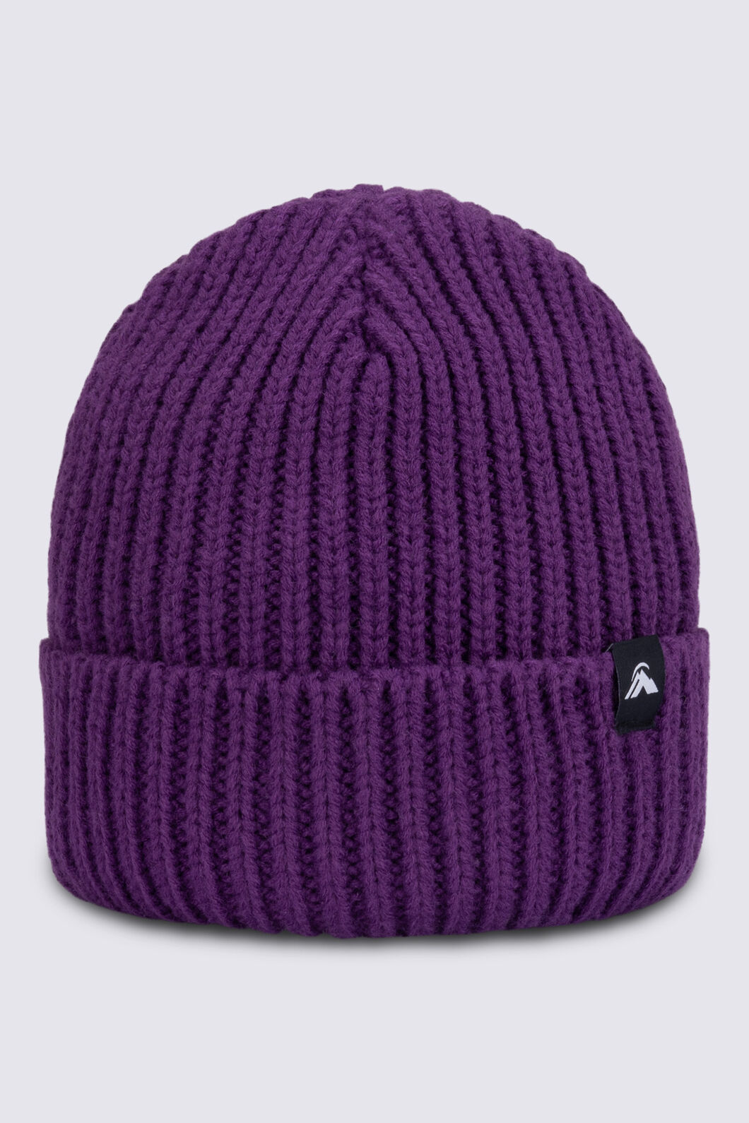 Macpac Kids' Thick Knit Beanie, Plum, hi-res