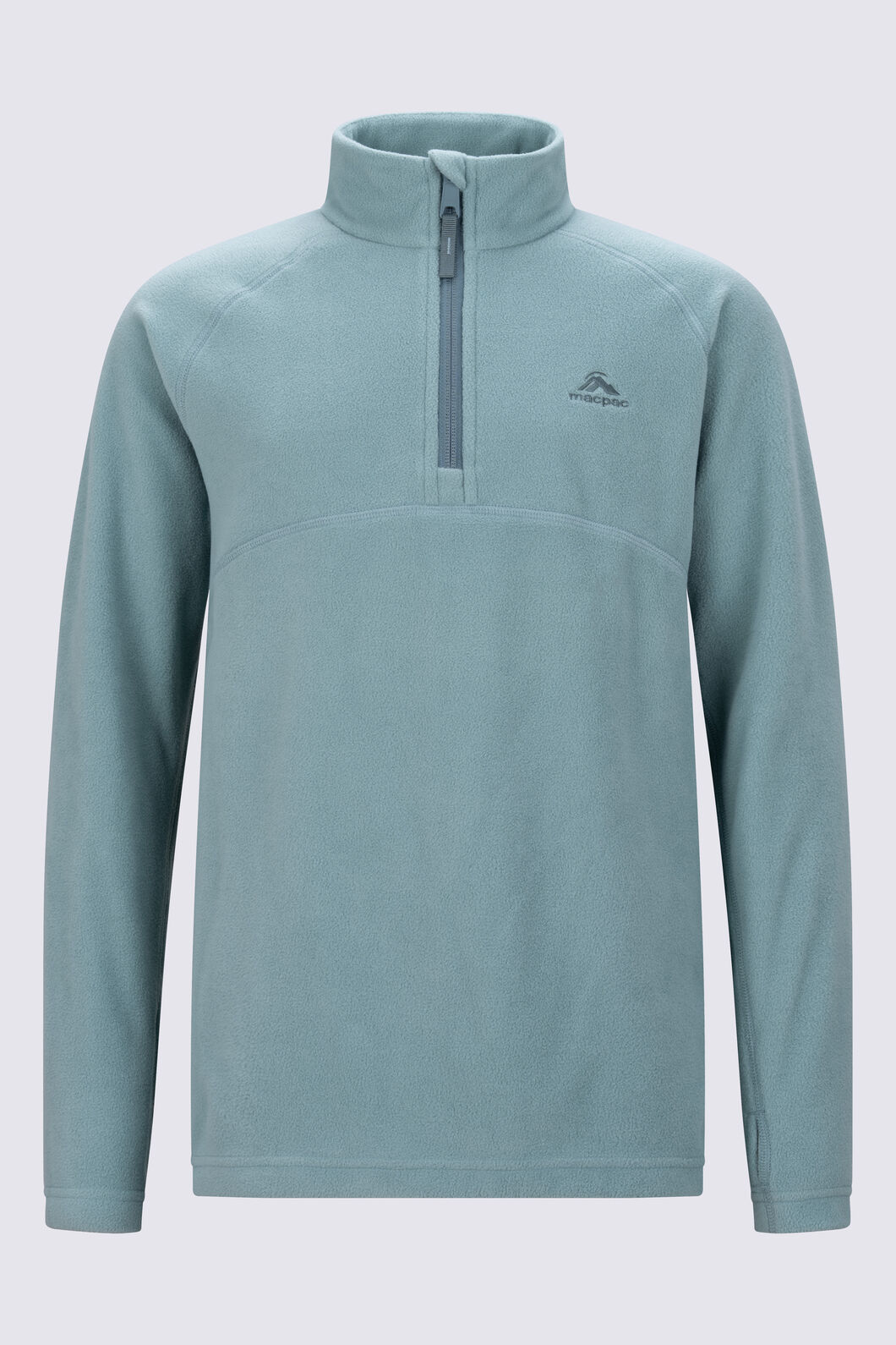 Macpac Kids' Ruru Fleece Pullover, Oil Blue, hi-res