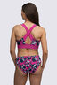 Macpac Women's Southshore Bikini Top, Rose Violet/Shatter Print, hi-res