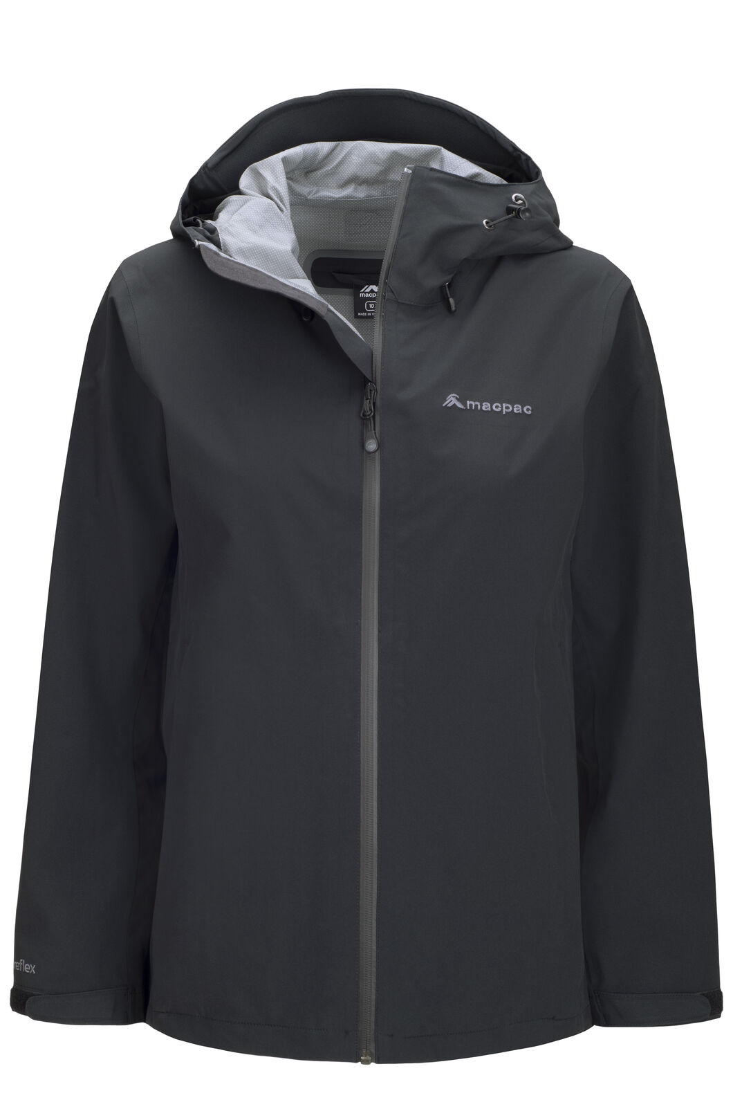 Macpac Women's Dispatch Rain Jacket, Black, hi-res