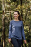 Macpac Women's Ella Merino Long Sleeve T-Shirt, Blue Indigo, hi-res