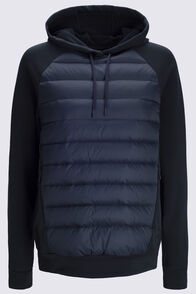 Macpac Women's Down Hybrid Hoodie, Black, hi-res