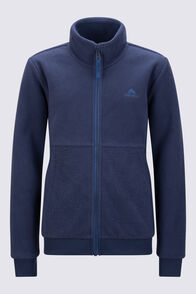 Macpac Kids&rsquo; Bramble Fleece Jacket, Navy, hi-res