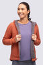 Macpac Women's Waffle Sherpa Hooded Jacket, Aragon, hi-res