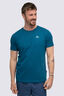 Macpac Men's Abel Tasman Topo Fairtrade Organic Short Sleeve T-Shirt, Moroccan Blue, hi-res