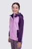 Macpac Kids&rsquo; Crosswinds Rain Jacket, Plum/Orchid, hi-res