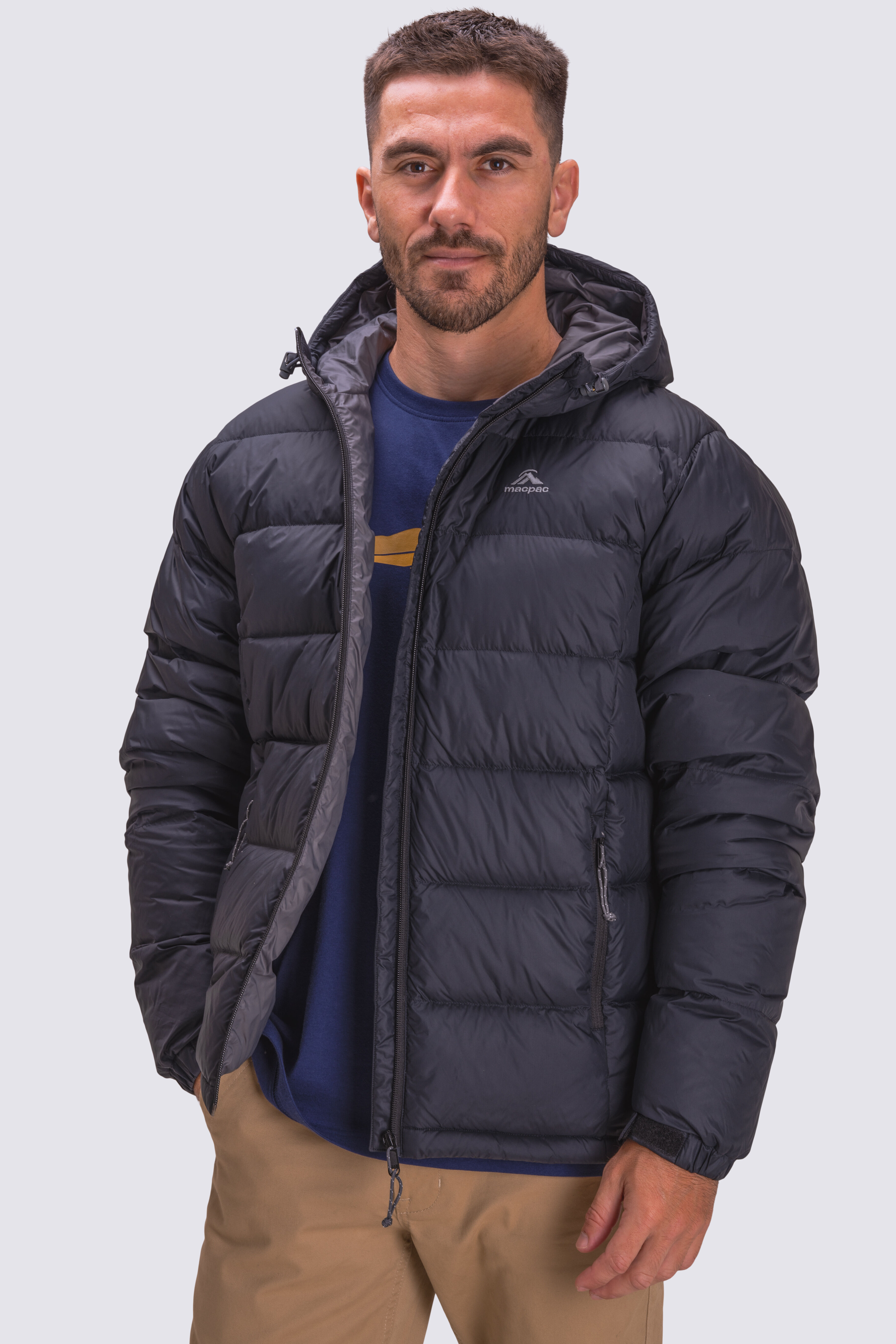 Macpac halo hooded outlet down jacket