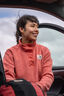 Macpac Women's Heritage Snap Fleece Pullover, Mineral Red Heather, hi-res