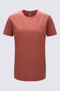 Macpac Women's Vintage Embroidered Fairtrade Organic Cotton T-Shirt, Chutney, hi-res