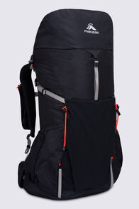 Macpac Volta Vented Hiking Backpack 52L, Anthracite, hi-res