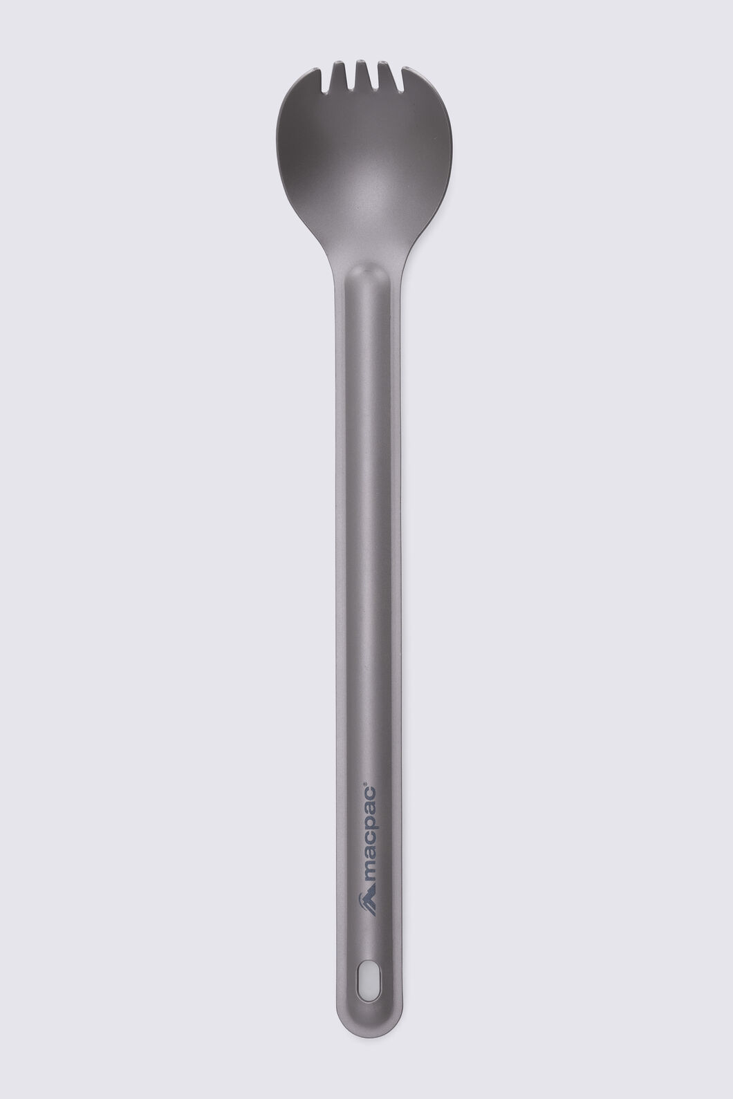 Macpac Titanium Long-Handle Spork, Titanium, hi-res
