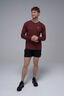 Macpac Men's Trail Long-Sleeve T-Shirt, New Maroon/Antarctica, hi-res