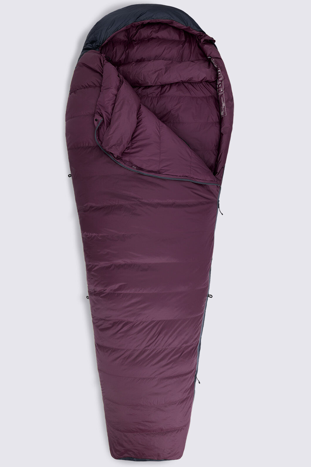 Macpac Standard Dusk 750 Down Sleeping Bag (-10°C), Fig, hi-res
