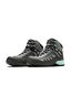 Lippi Women's Bravo Evo Mid Hiking Boots, Dark Grey/Turquoise, hi-res