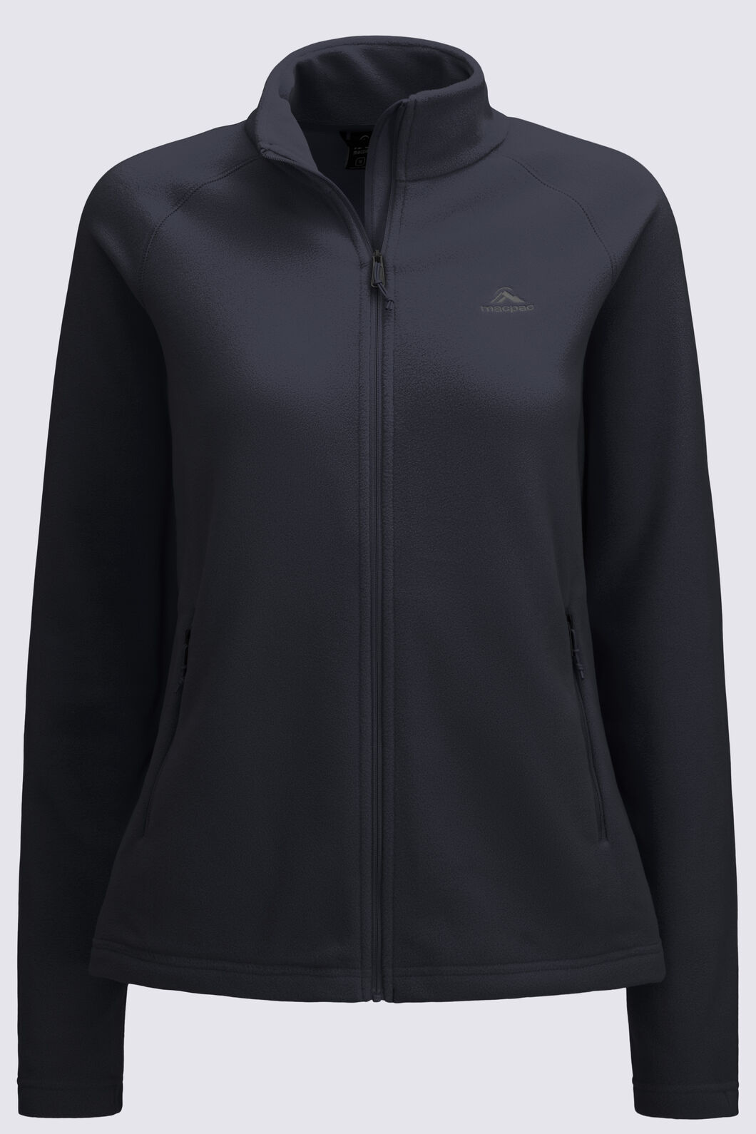 Macpac Women's Tui Fleece Jacket, True Black, hi-res