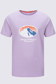 Macpac Kids' Wilderness Equipment Fairtrade Organic Short Sleeve T-Shirt, Fair Orchid, hi-res