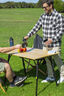 Zempire Kitpac Pro Large Camping Table, Black/Bamboo, hi-res