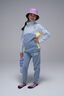 Macpac Kids&rsquo; Heritage Fleece Pants, Windward Blue/Skyway, hi-res
