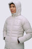 Macpac Women's Aurora Long Hooded Down Coat, French Oak, hi-res