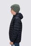 Macpac Kids' Uber Light Hooded Down Jacket, Black, hi-res