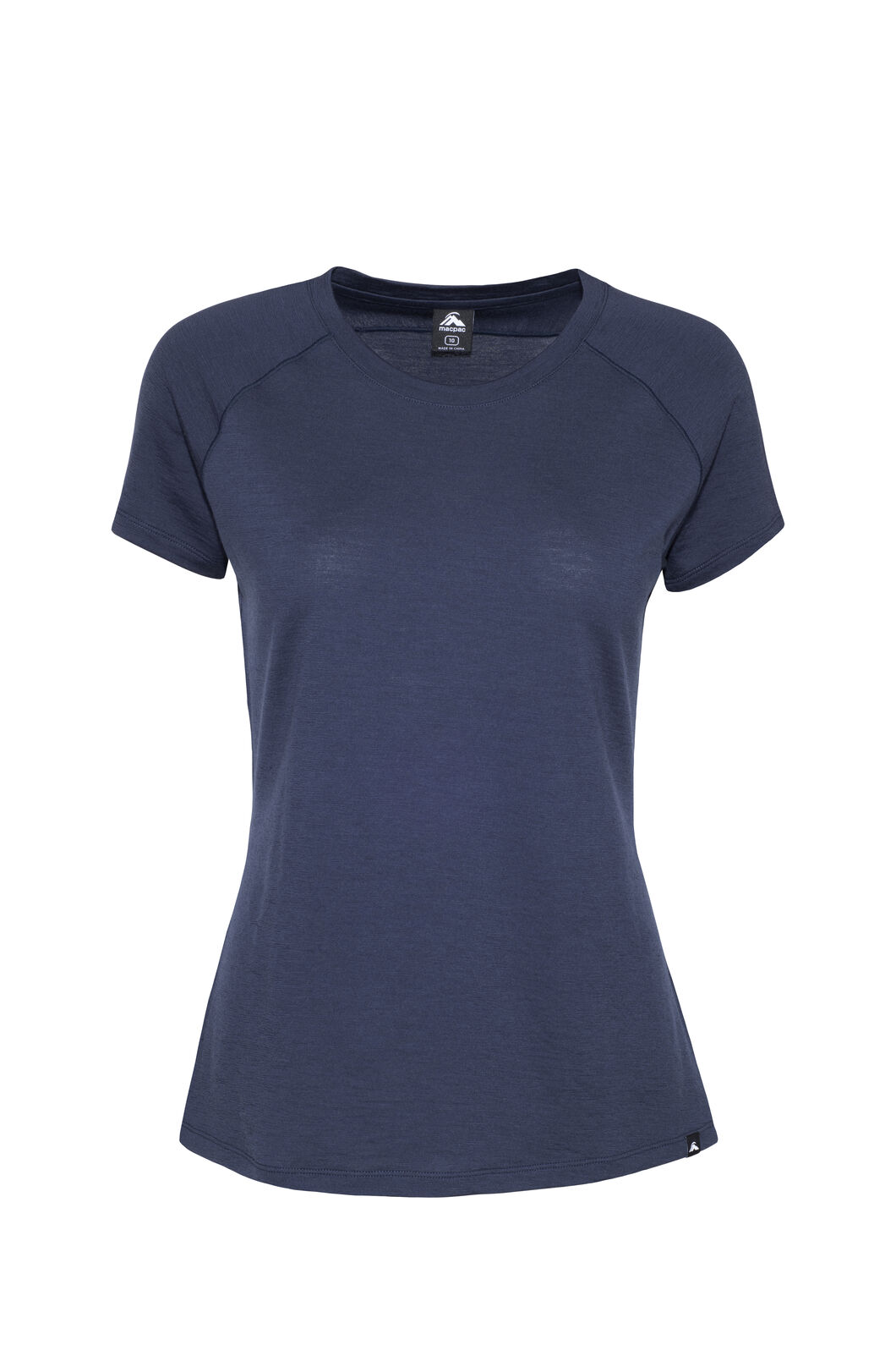 Macpac Women's Ella 180 Merino T-Shirt, Black Iris, hi-res
