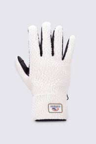 Macpac High Pile Fleece Gloves, Stone, hi-res