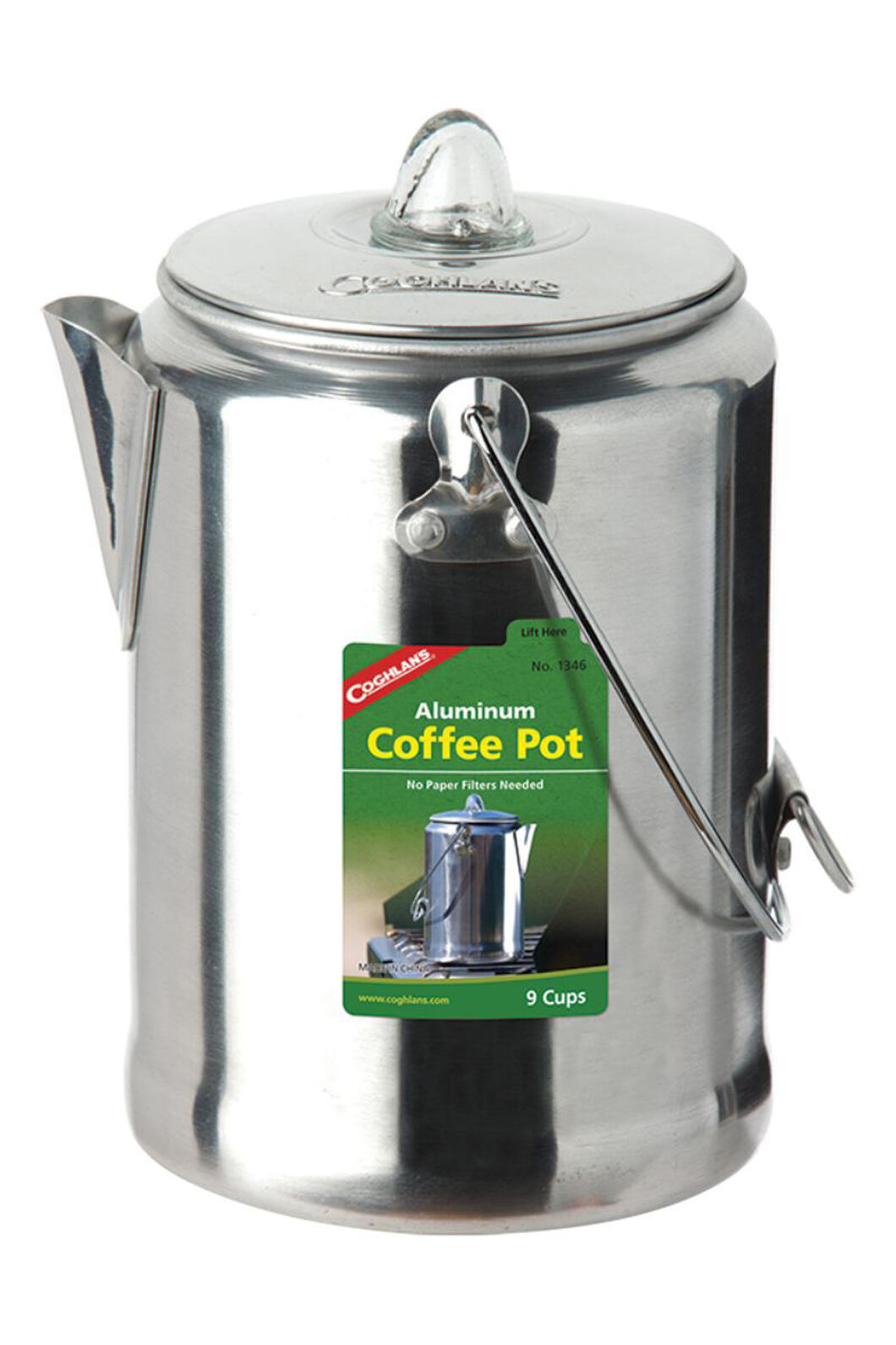 Coghlan's 9 Cup Aluminum Coffee Pot, None, hi-res
