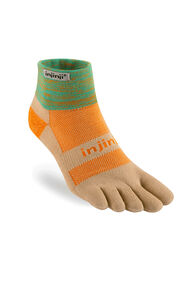 Injinji Trail Midweight Mini-Crew Toesock, Wheat, hi-res