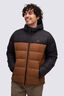 Macpac Men's Halo Hooded Down Jacket ♺, Toffee/Black, hi-res