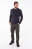 Macpac Men's 280 Merino Long Sleeve Crew, Charcoal Marle, hi-res