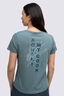 Macpac Women's Aoraki Topo Fairtrade Organic Cotton Short Sleeve T-Shirt, Goblin Blue, hi-res
