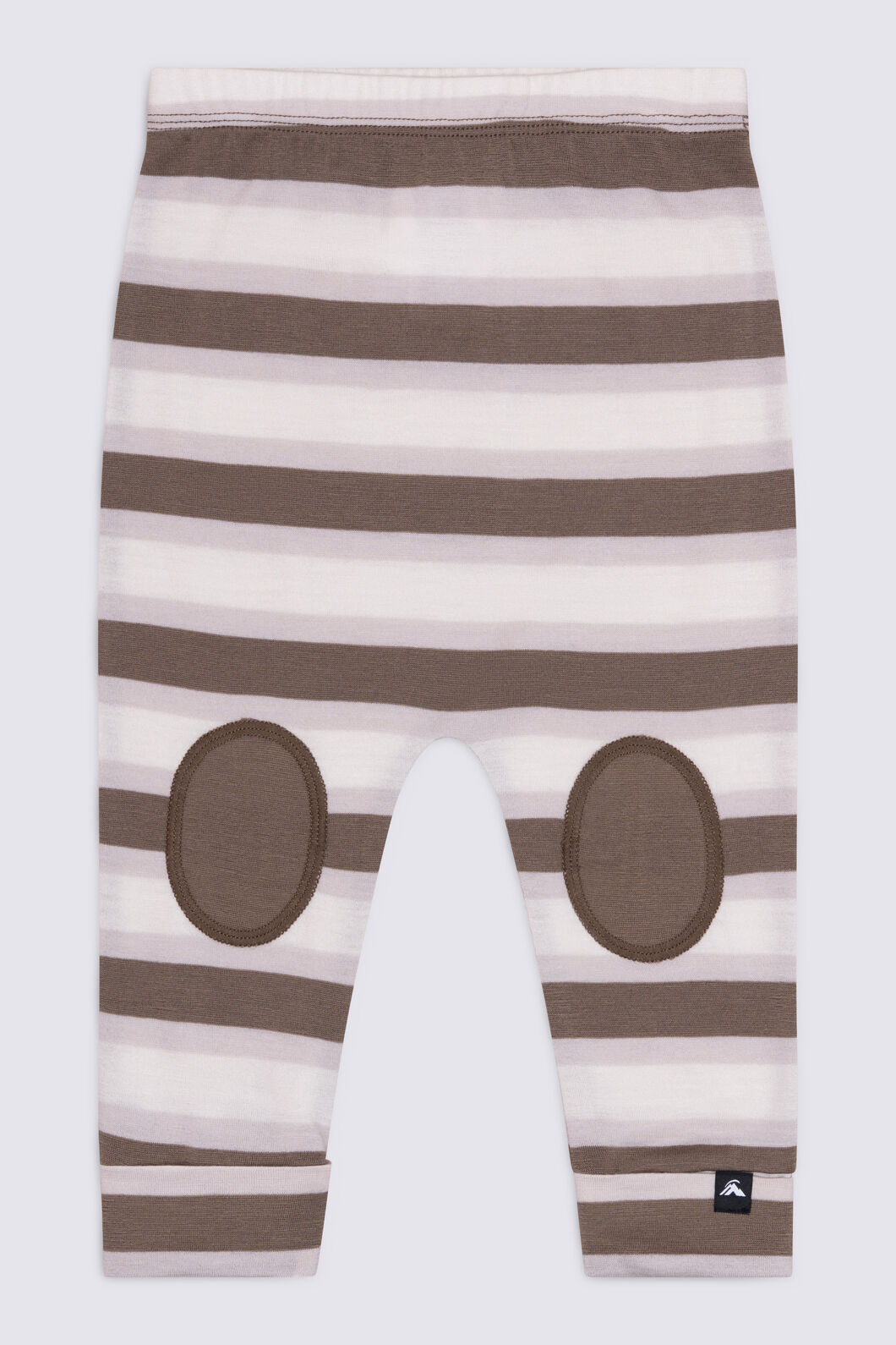 Macpac Baby 150 Merino Long Johns, Neutral Stripe, hi-res