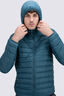 Macpac Men's Uber Light Hooded Down Jacket, Reflecting Pond, hi-res