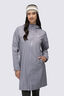 Macpac Women&rsquo;s Mistral Long Raincoat, Minimal Grey, hi-res