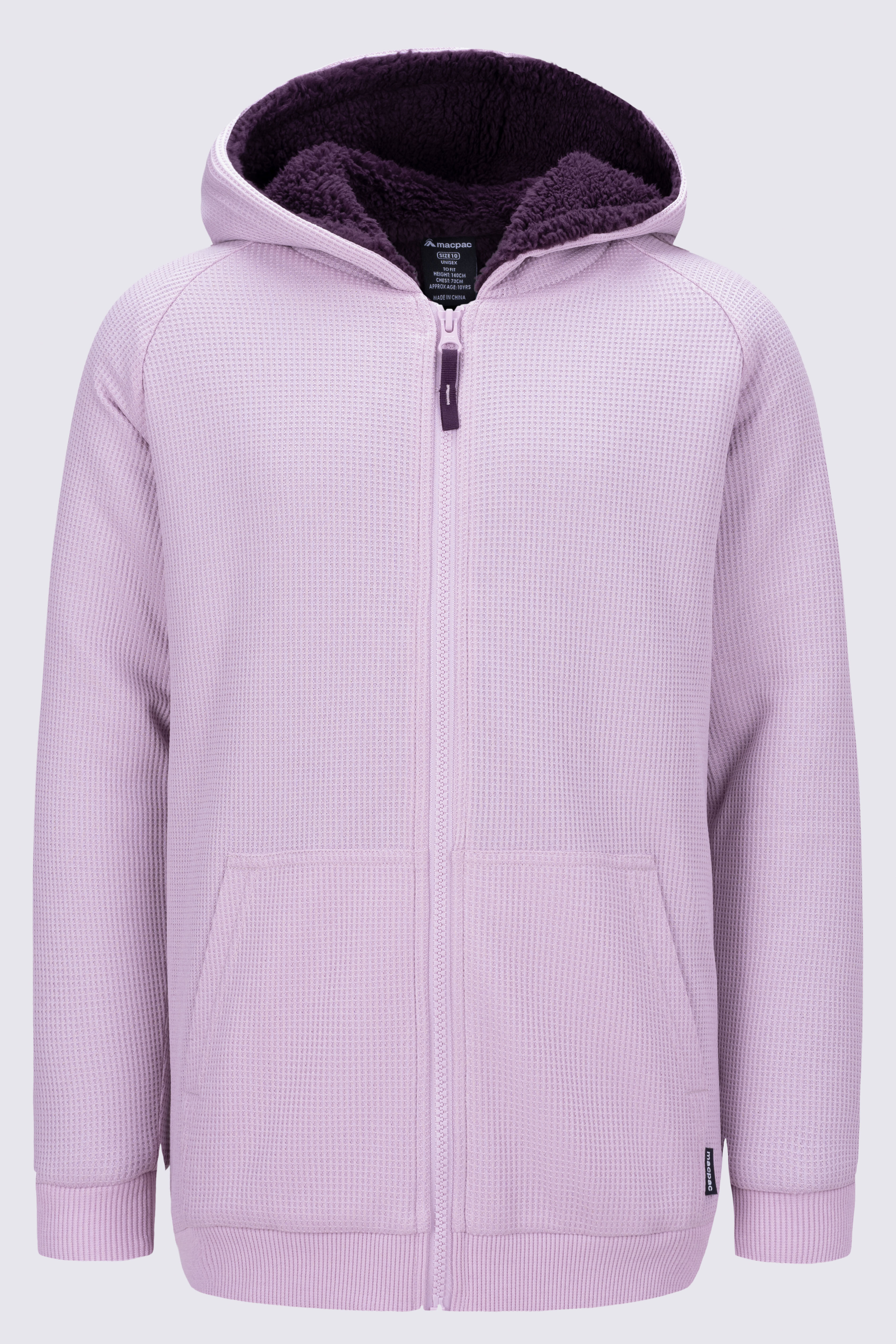 Macpac Kids Waffle Sherpa Jacket Macpac