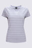 Macpac Women's Ella 180 Merino T-Shirt, Cosmic Sky/Odyssey Stripe, hi-res