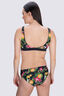Macpac Women's Reversible Bikini Bralette, Black/Tahitian Dream, hi-res