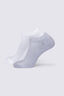 Macpac Everyday Ankle Sock &mdash; 2 Pack, Grey/White, hi-res