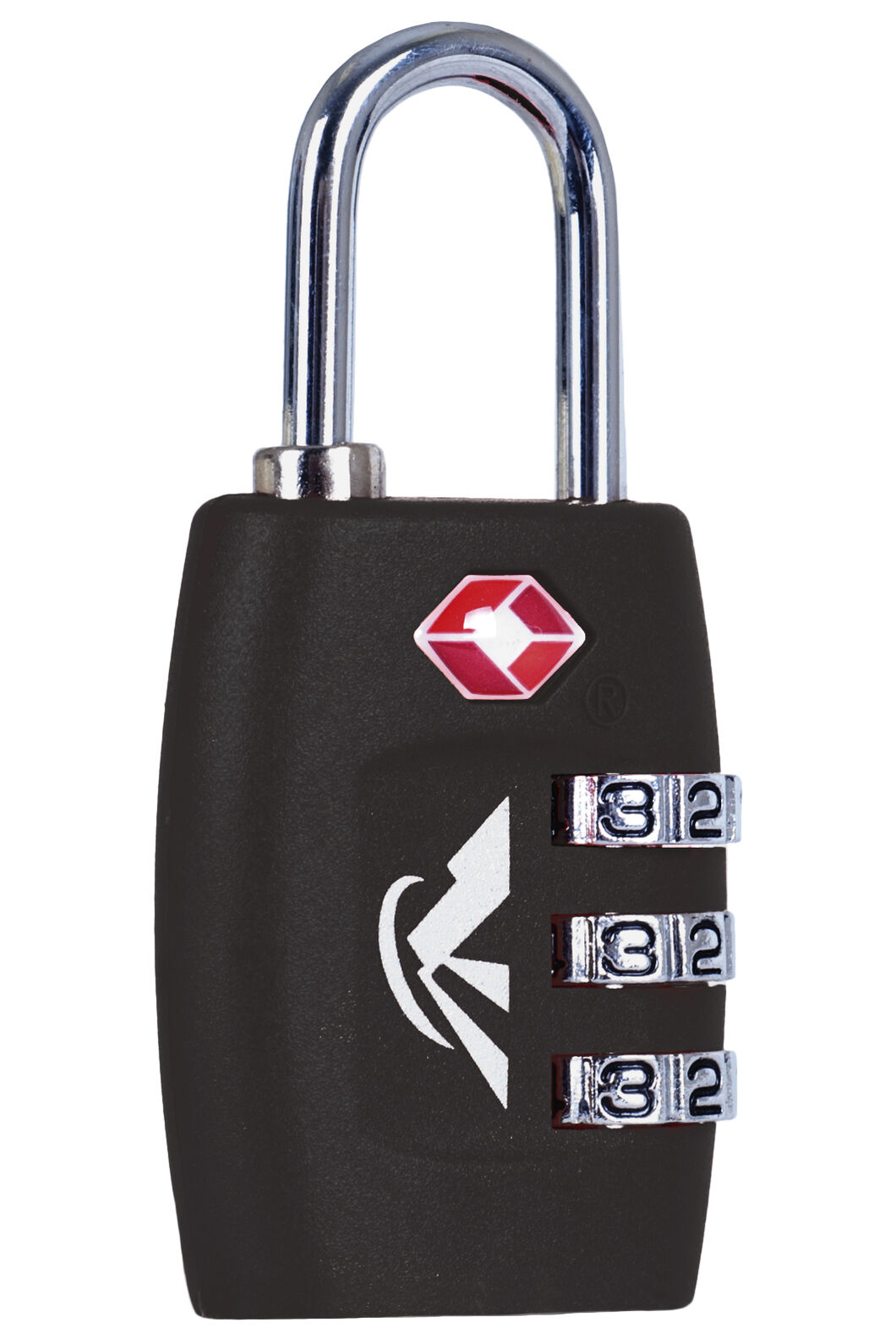 Macpac TSA Combo Padlock, Black, hi-res
