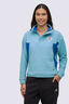 Macpac Women's Heritage Fleece Pullover, Dusty Turquoise/Blue Quartz, hi-res
