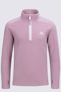 Macpac Kids' Ruru Fleece Pullover, Lilas, hi-res