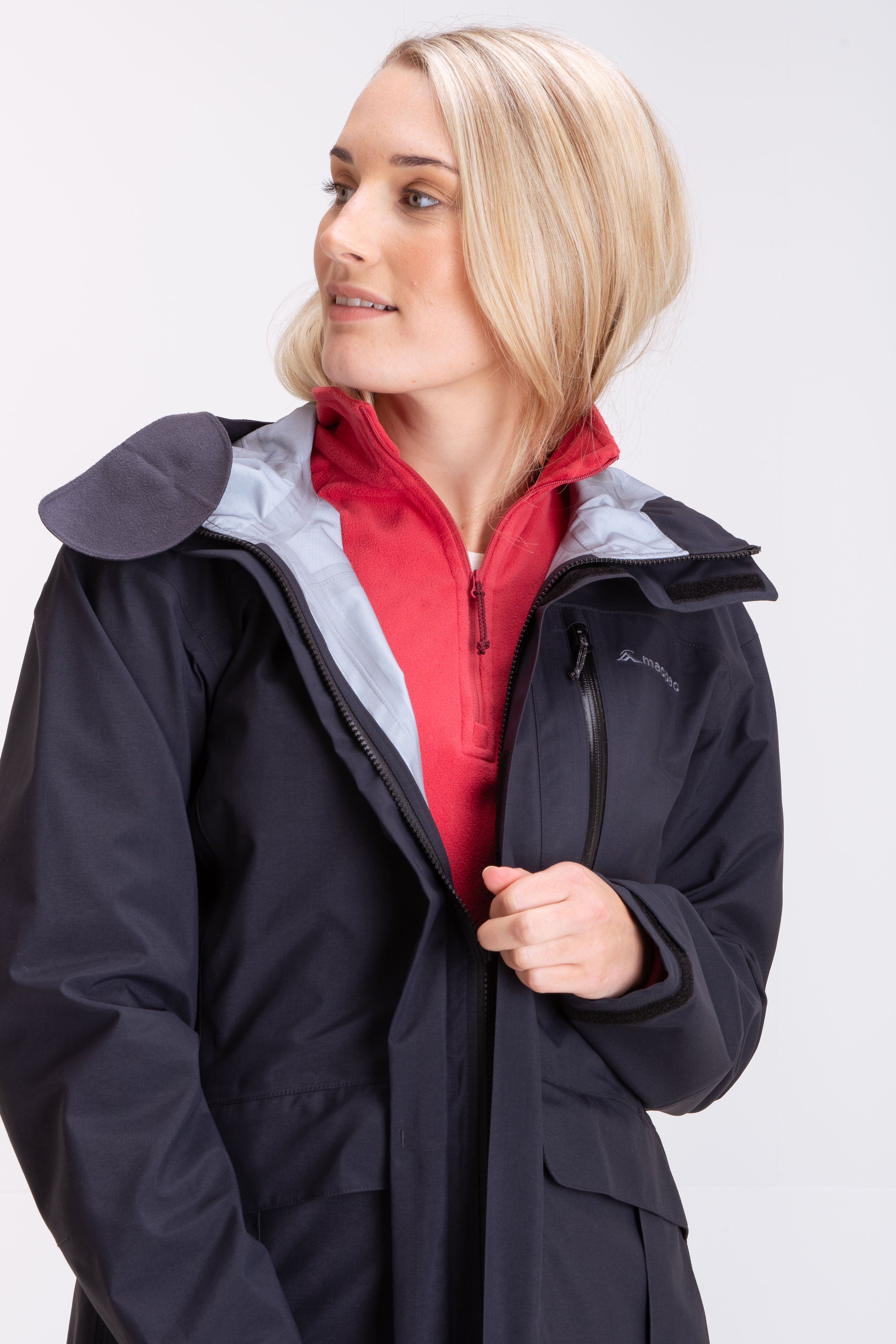 Glacial womens long waterproof jacket shop