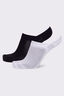 Macpac No-Show Sock &mdash; 2 Pack, Black/White, hi-res